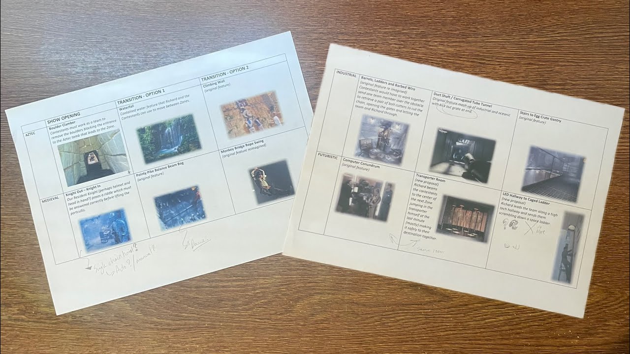 ZONE IN......ZONE OUT !!!! That's what it's all about - Crystal Maze transition areas.