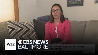 Woman donates part of liver to mother of late son's best friend