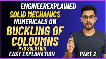 buckling of columns  Solid Mechanics | sppu pyq soln | numerical solution cripping load & ranking fo