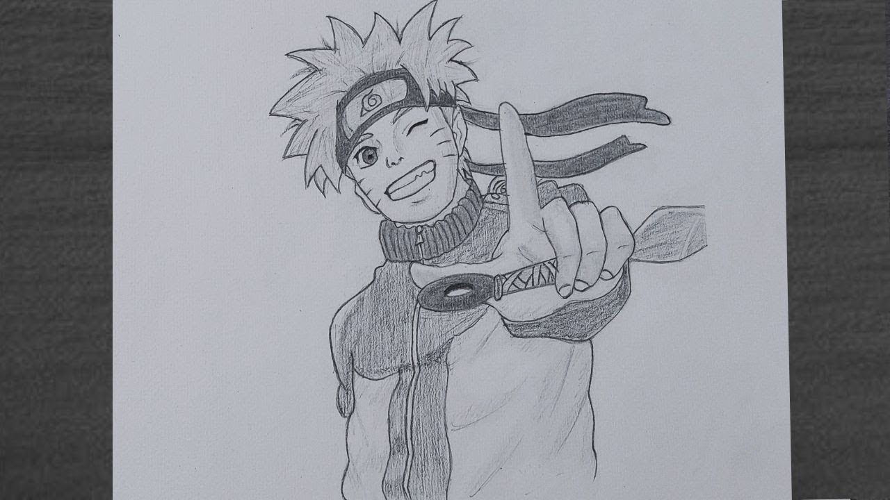 How to Draw Naruto Uzumaki with Easy Step by Step Drawing