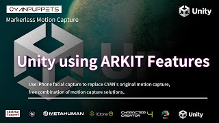 Unity Tutorial | Use Arkit Facial Capture to connect to CyanSDK for a quick motion capture process