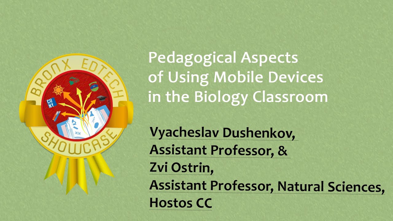 Pedagogical Aspects of Using Mobile Devices in the Biology Classroom