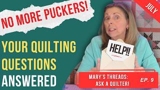 Your Quilt Back Shouldn't Look Like That (Here's Why)