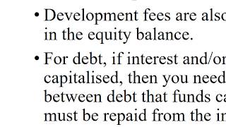 A Z Part 6   Debt Inputs and Funding