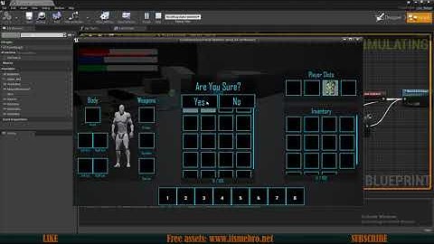 UE4 Inventory And Crafting / Widget Cleanup