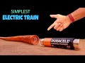 World's Simplest Electric Train - How To Make || Simple Science Project