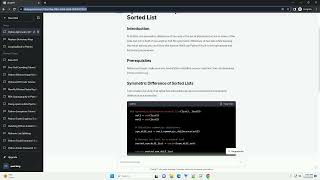 Python Symmetric Difference Sorted List