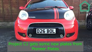 Project C1 Gets Some New Plates From Pioneer Plates