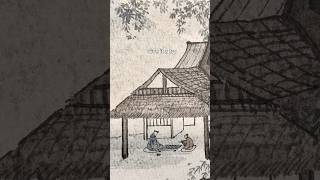 Step by step,learning Chinese painting #watercolorpainting #chinesepainting #fyp #scenery