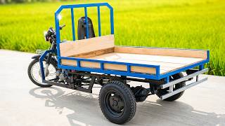 YOU’LL BE AMAZED! I TURNED AN OLD MOTORCYCLE INTO A SUPER CARGO MACHINE