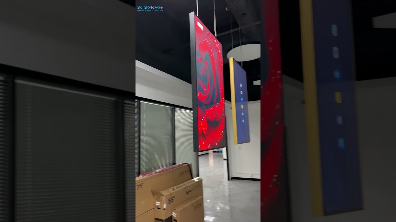 OD10 high brightness wall mount display, 3000 nits screen, support wall mount and ceiling hanging