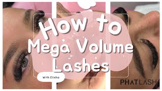 How to do Mega Volume Russian Lashes - PHATLASH