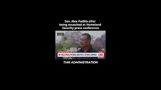 MUST WATCH: Sen. Padilla speaks after Trump's thugs ASSAULTED him