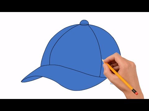 كيفية رسم قبعة - YouTube