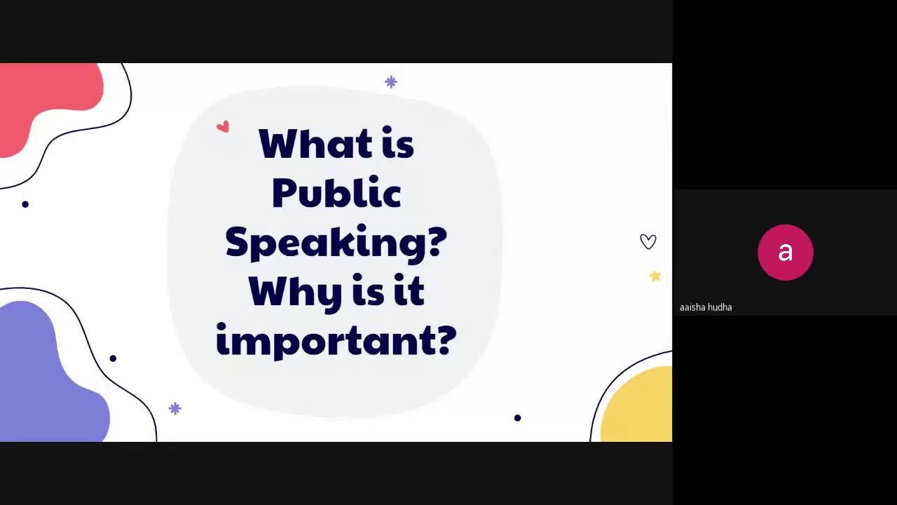 Art of Public Speaking SheSpeaks #10