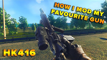 HOW I MOD MY FAVOURITE GUN - HK416 | Escape from Tarkov | TweaK