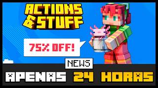 ATENÇÃO! SUPER PROMOÇÃO DA ACTIONS & STUFF DE APENAS 24 HORAS!
Hey, pessoal!
Neste vídeo, vocês vão conferir algumas informações sobre a textura Actions & Stuff que terá uma ótima promoção de verão que vai durar apenas 24 horas.
Saiba mais: https://x.com/OrevilleStudios/status/2073150370310926369
Nossas redes sociais:
https://www.instagram.com/rennanvordex
https://www.instagram.com/ronnanvordex
Sigam-nos em nossas outras redes sociais:
➡ https://www.facebook.com/Heyvordex
➡ https://www.instagram.com/heyvordex/
➡ https://x.com/HeyVordex
E aí, gostou? Confira também nossas recomendações abaixo:
★ MINECRAFT 26.3 - TUDO SOBRE A NOVA ATUALIZAÇÃO OFICIAL DO MINECRAFT
https://youtu.be/8N6 r2tHzY
★ MINECRAFT 26.2 - 100 COISAS SOBRE A NOVA ATUALIZAÇÃO CHAOS CUBED
https://youtu.be/H3sm9G3X3kU
★ APÓS ANOS ESTÁ CONFIRMADO! OS ILLAGERS FIZERAM AS CIDADES ANTIGAS!
https://youtu.be/QsE295fTnWM
★ MINECRAFT 26.2 - 30 COISAS SOBRE A NOVA ATUALIZAÇÃO CHAOS CUBED
https://youtu.be/34w9yOo6uJE
★ É OFICIAL! APÓS 15 ANOS O AETHER VAI CHEGAR AO MINECRAFT BEDROCK
https://youtu.be/JNC2zwJIHT4
★ ESSA FOI UMA DAS MELHORES NOVIDADES QUE O MINECRAFT ADICIONOU!
https://youtu.be/QIsr4m2wCfs
★ ATUALIZADO - TODOS OS BIOMAS OFICIAIS DAS CAVERNAS DO MINECRAFT
https://youtu.be/79c5udDAjaI ATENÇÃO! SUPER PROMOÇÃO DA ACTIONS & STUFF DE APENAS 24 HORAS!
