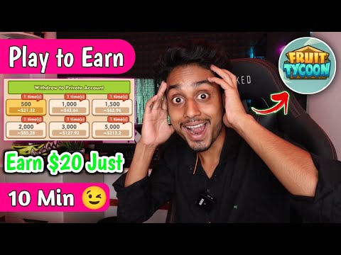 Fruit Tycoon New Earning App Today|| Play to Earn $20 In Just 10 Minutes||New Gaming Project