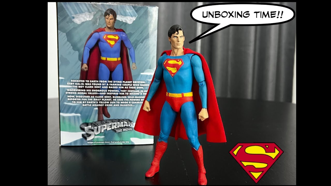 Unboxing my NECA Superman The Movie Action Figure