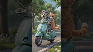 hero Leo: The ultimate rescue! #cat #cutecat #shortsfeed #aicat #animated #cartoon #catshorts