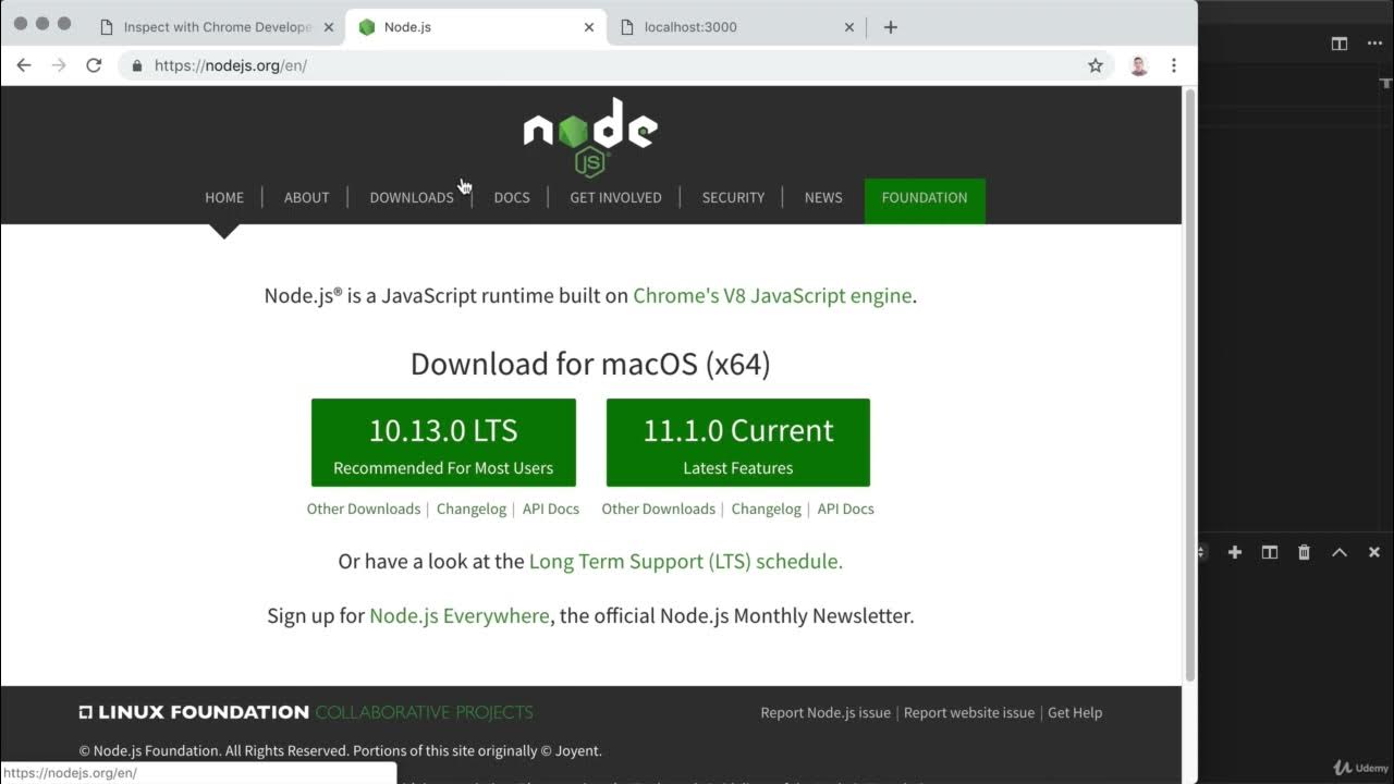 Node js install module. Node js.