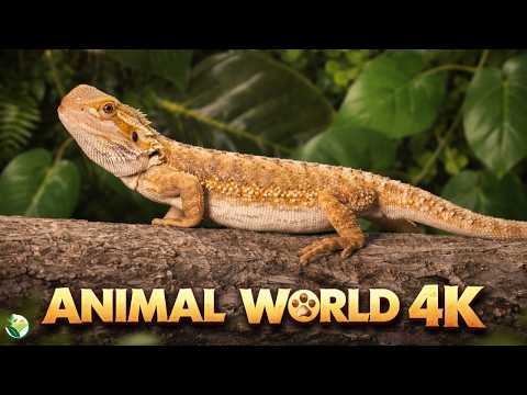 Beautiful Animal World, Relaxing Piano Music🍀 For Stress Relief , Calm Music, Deep Sleep, 4K 🎹🙏🧡