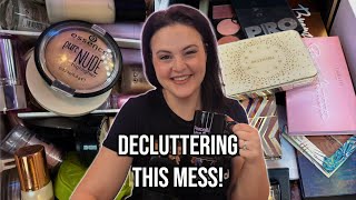 Decluttering LIVE! HELP! (Bronzers, Highlighters, and Face Palettes)
