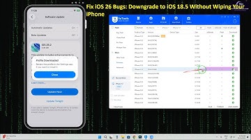📱 How to Downgrade iOS 26 to iOS 18.5 Without Losing Data (Safe & Official Method)