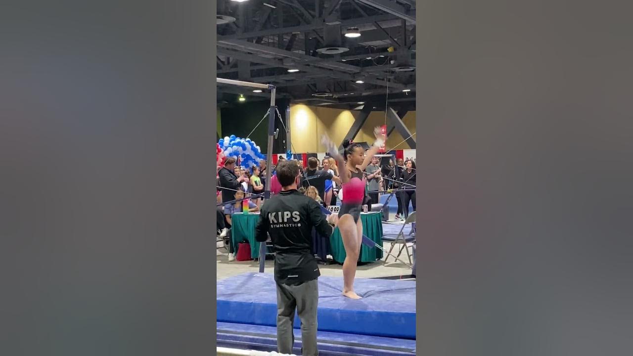 🇺🇸 Gymnastic BEAM PERFORMANCE, FIBI my granddaughter at California