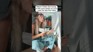 Filing taxes on your own for the first time