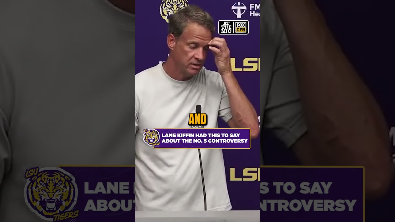 Lane Kiffin weighed in last week on DJ Pickett taking over Jayden Daniels’ former No. 5 #football