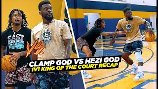 Hezi God vs Clamp God 1v1!! Ty Glover vs Deebones! Ballislife King Of The Court Re-Cap!