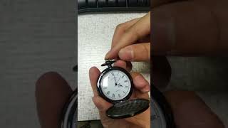 how to set time or change your pocket watch battery