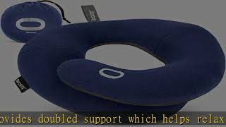 Bcozzy Neck Pillow For Travel Provides Double Support To The Head, Neck, And Chin In Any Sleeping P