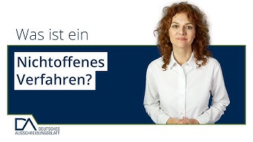 Nichtoffenes Verfahren | Deutsches Ausschreibungsblatt GmbH