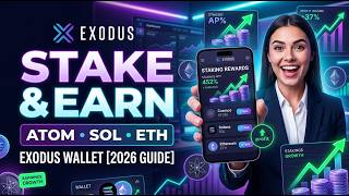Stake and Earn on Exodus Wallet How to Stake ATOM SOL ETH [2026 Full Guide]