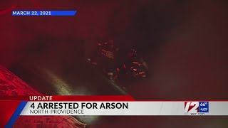 Man, 3 juveniles charged with arson in North Providence fire
