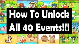 How To Unlock All The 40 Events In Magikarp Jump !!! screenshot 5