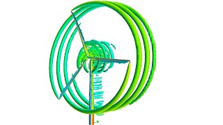 CFD simulation of the IEA 15 MW wind turbine at rated wind speed