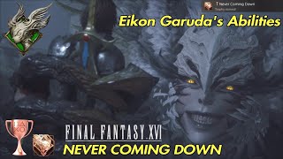 Never Coming Down - Final Fantasy XVI Trophy - Land Gouge, Wicked Wheel, and Rook's Gambit in midair