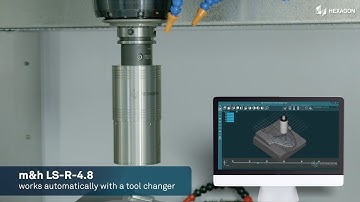 Hexagon’s m&h LS-R-4.8 Wireless Laser Scanner: The Future of Machine Tool Inspection is Here!