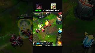AKALI VS LUX PANDA - LEAGUEOFLEGENDS #leagueoflegends #akali #shorts