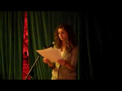 Julia Azar Rubin reads for the Kaleidoscope Reading Series