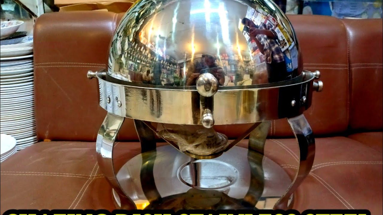 CHAFING DISH BEST BUFFET DISH IN PAKISTAN HALF SLIDE STAINLESS STEEL
