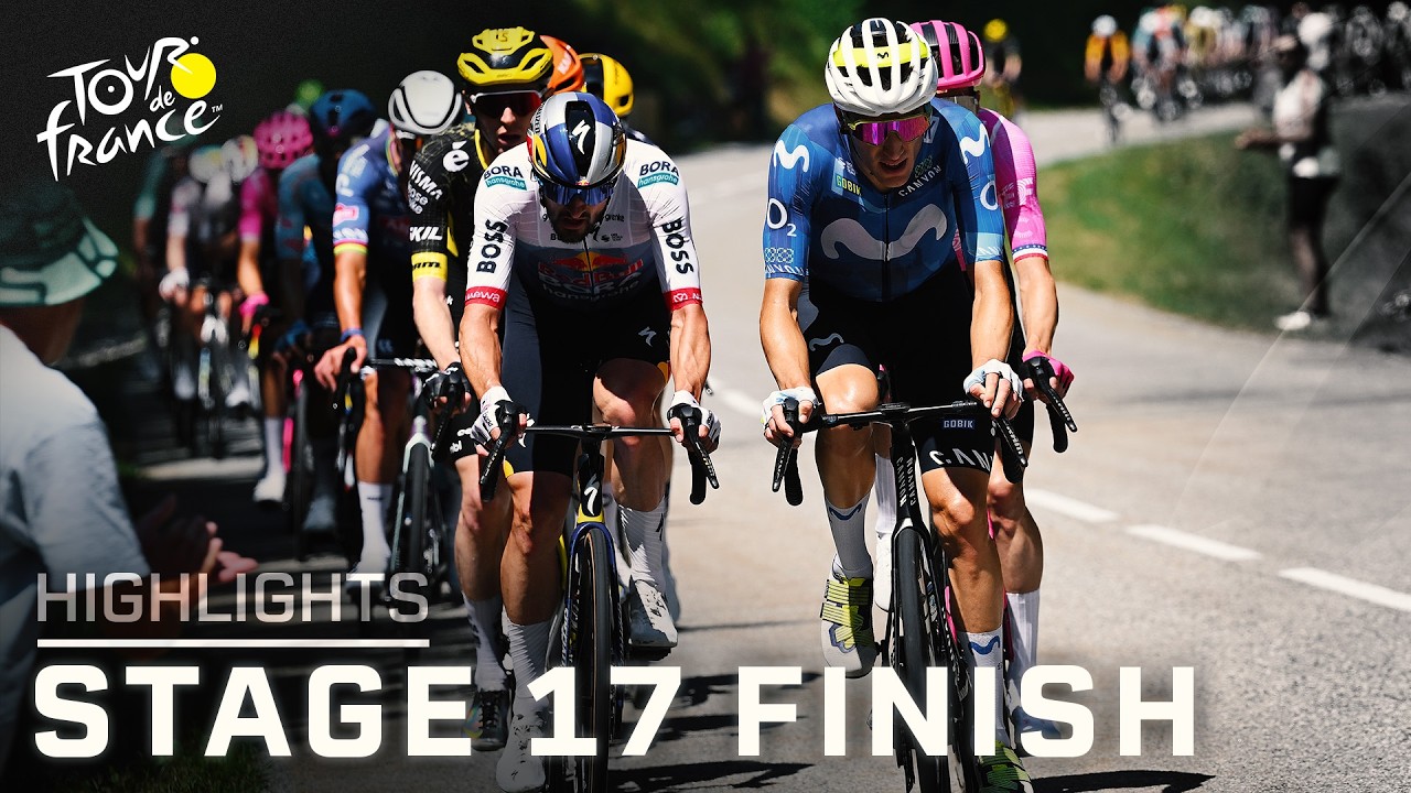 Tour de France 2026 Highlights: Stage 17 finish | Cycling on NBC Sports