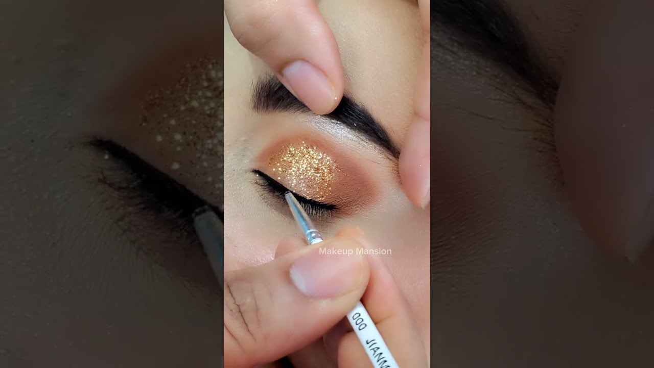 Glitter Eye Makeup | Glitz and glam inspired makeup look by Shiraz Arshad