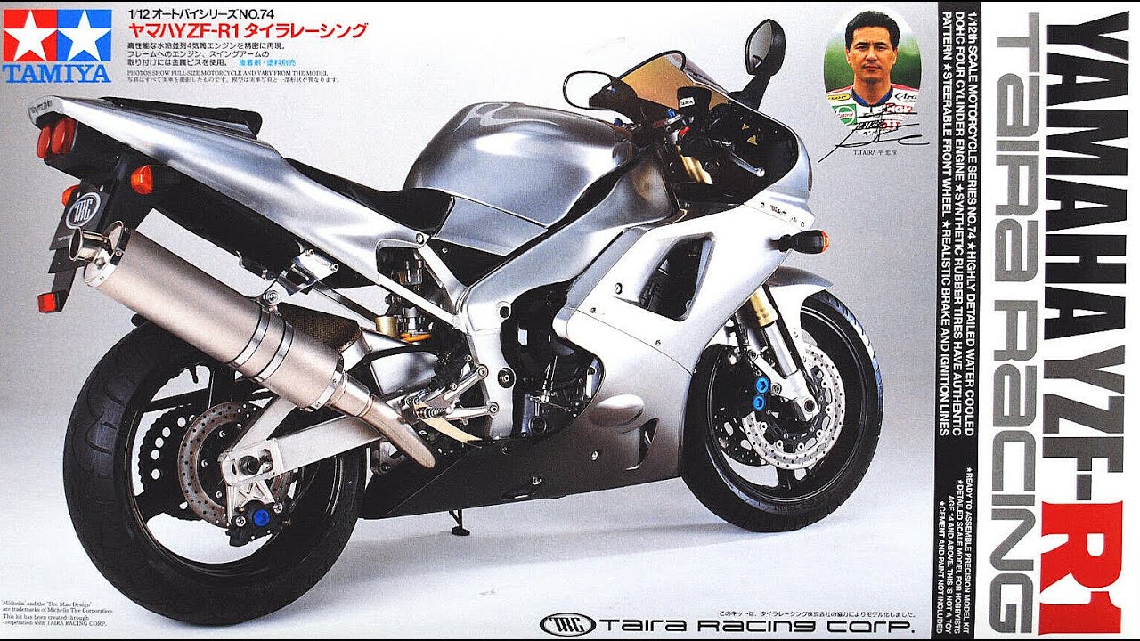 "Unboxing the Tamiya 1/12 Yamaha YZF-R1 Tadahiko Taira: A Detailed Look"