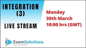 Integration (3) -  Area | ExamSolutions