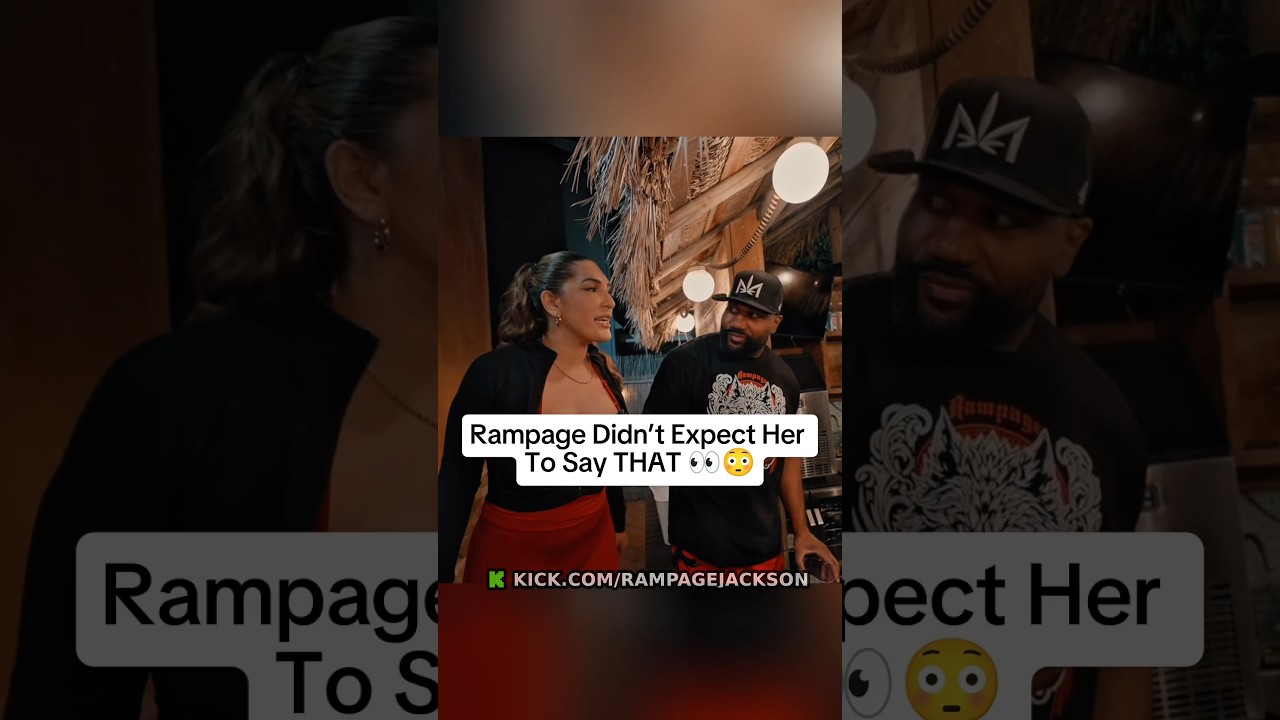 Rampage Didn't Expect Her To Say THAT 