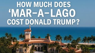 How much does Donald Trump spend to live at Mar-a-Lago each year?